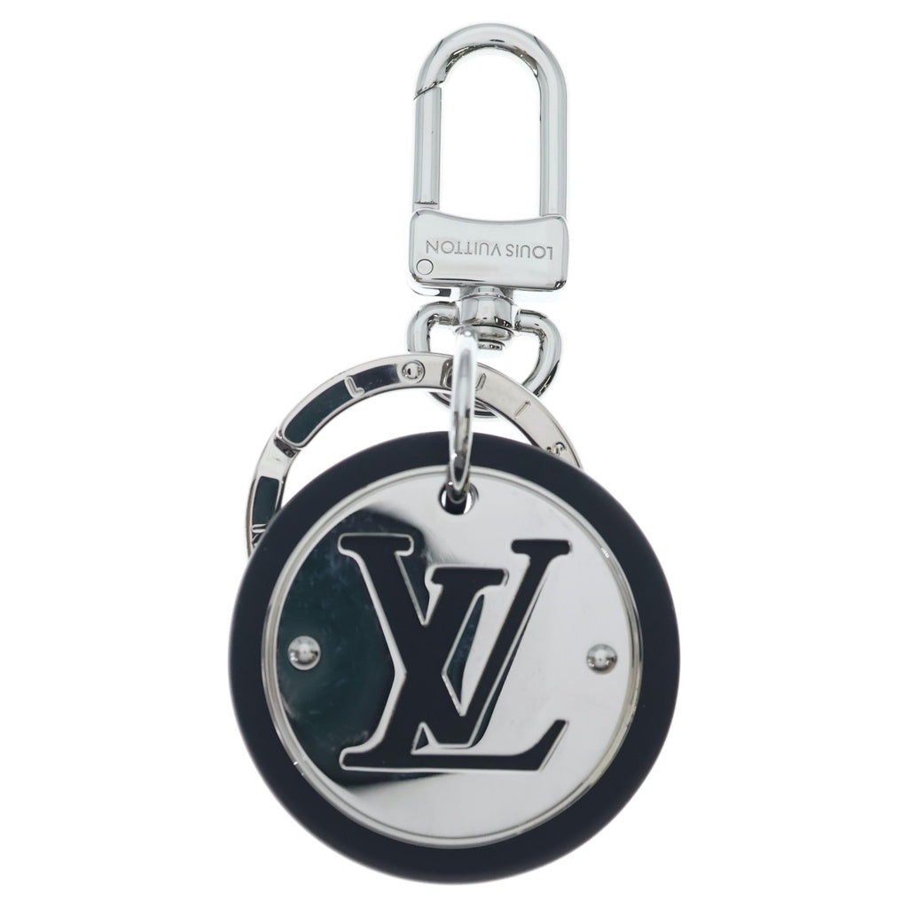 LOUIS VUITTON(ルイヴィトン) LVサークル キーリング バッグチャーム ブラック/シルバー