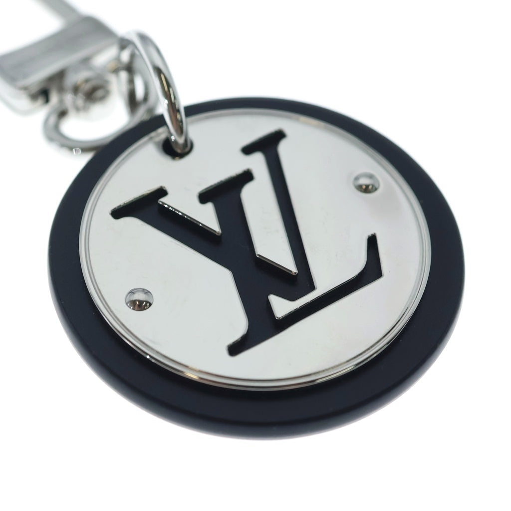 LOUIS VUITTON(ルイヴィトン) LVサークル キーリング バッグチャーム ブラック/シルバー