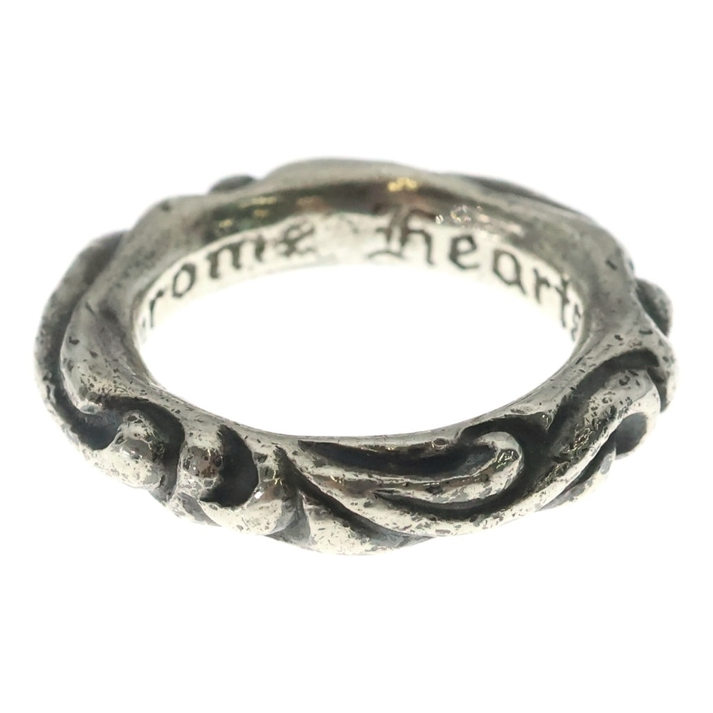 CHROME HEARTS(クロムハーツ) SCRL BAND スクロールバンド リング シルバー BCA351
