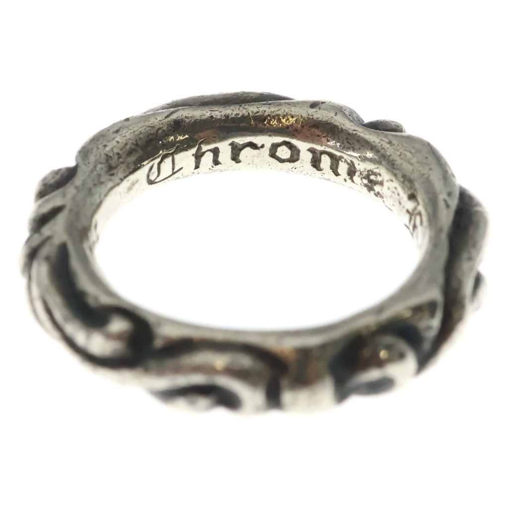 CHROME HEARTS(クロムハーツ) SCRL BAND スクロールバンド リング シルバー BCA351
