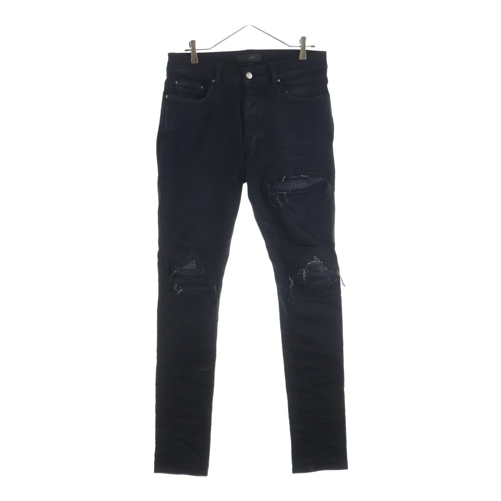 AMIRI(アミリ) Wax MX1 Jeans ワックスコーティング スキニーデニムパンツ ブラック AMDNSY1064