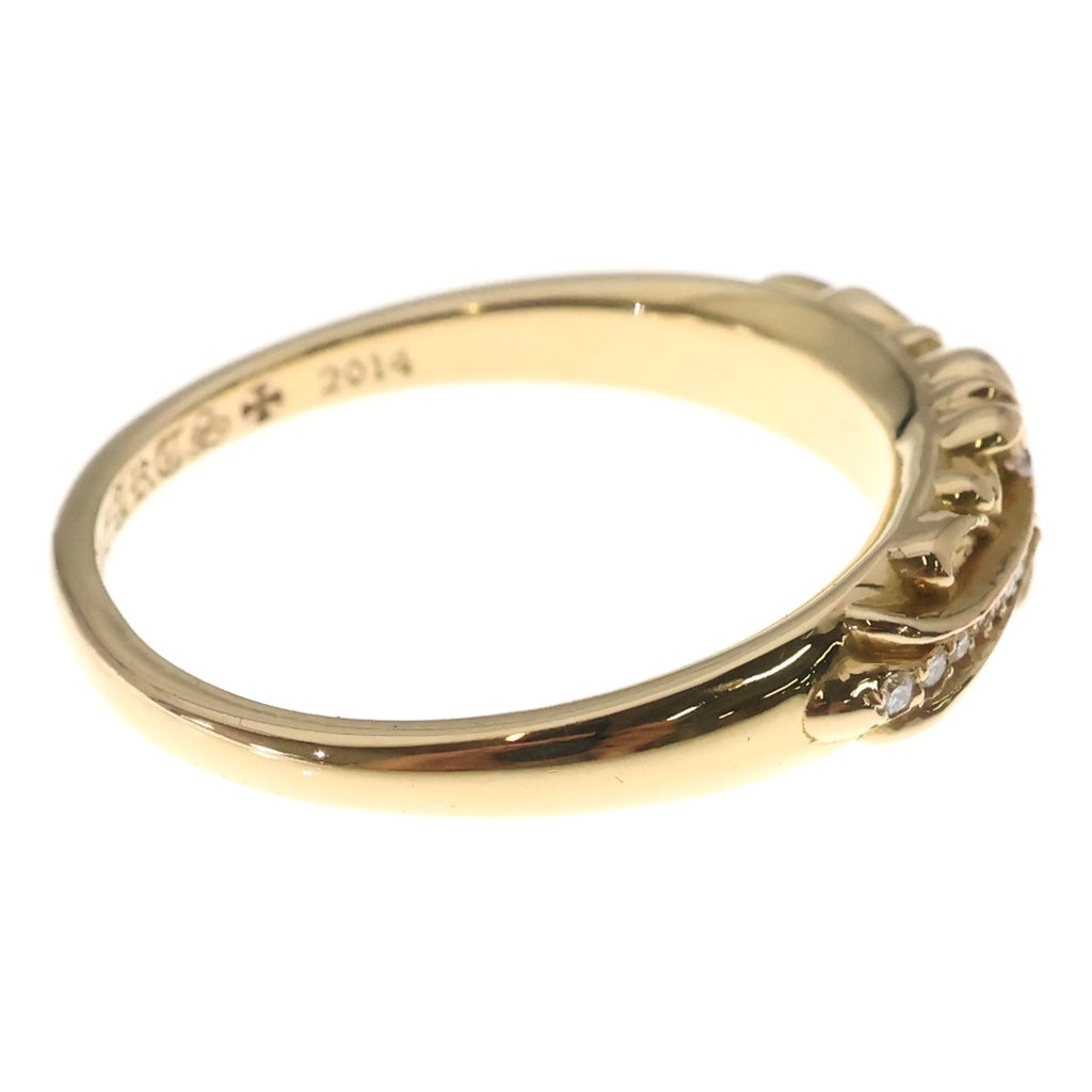CHROME HEARTS(クロムハーツ) 22K BABYCLSC P/DIA ベイビークラシック フローラルクロスリング PAVEダイヤ ゴールド BCA055