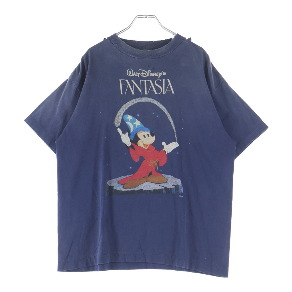 SAINT MICHAEL(セントマイケル) 25SS FANTASIA SS TEE ファンタジア クルーネック半袖Tシャツカットソー ネイビー SM-HR8-0000-C65