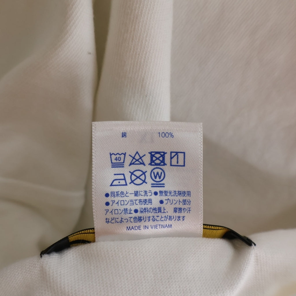 goro's(ゴローズ) yellow eagle forever プロントロゴプリント クルーネック半袖Tシャツカットソー ホワイト