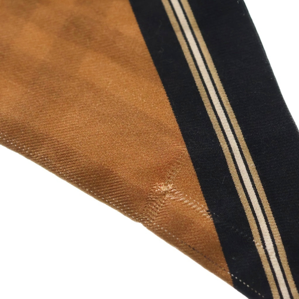 BURBERRY(バーバリー) ノバチェック シルクツイルスカーフ ブラウン -