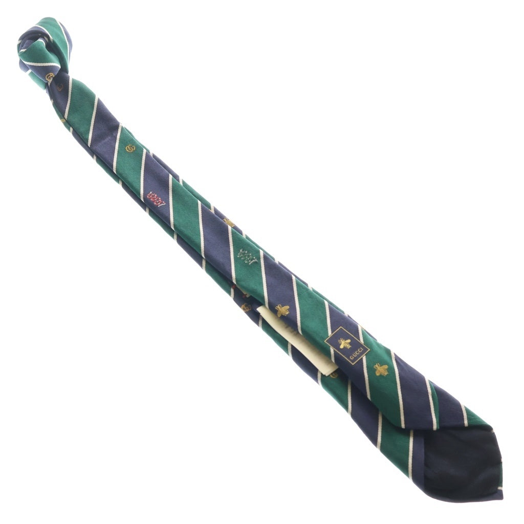 GUCCI(グッチ) ロゴシンボルモチーフ シルクネクタイ グリーン 545077 4E002