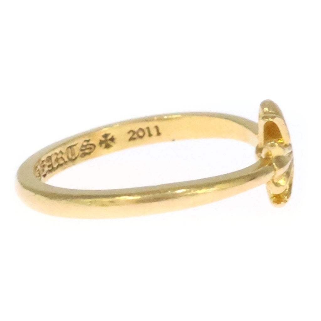 CHROME HEARTS(クロムハーツ) 22K BUBBLEGUM CH PLS 1/DIA バブルガム CHプラスリング 1ダイヤ ゴールド -