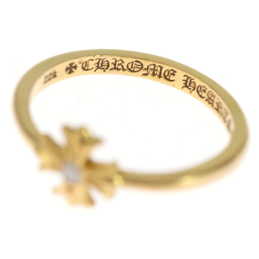 CHROME HEARTS(クロムハーツ) 22K BUBBLEGUM CH PLS 1/DIA バブルガム CHプラスリング 1ダイヤ ゴールド -