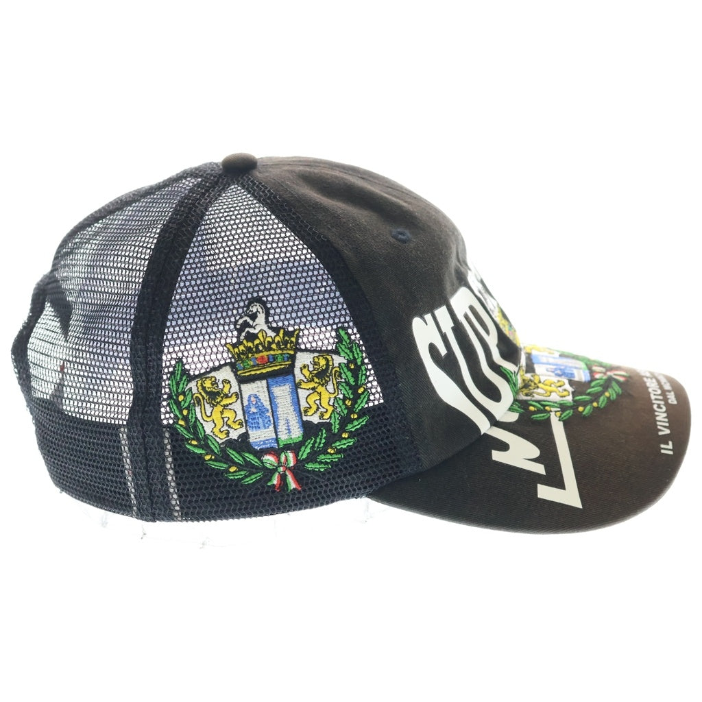 SUPREME(シュプリーム) 25AW Crest Mesh Back 6-Panel クレストメッシュバック 6パネルキャップ ブラック