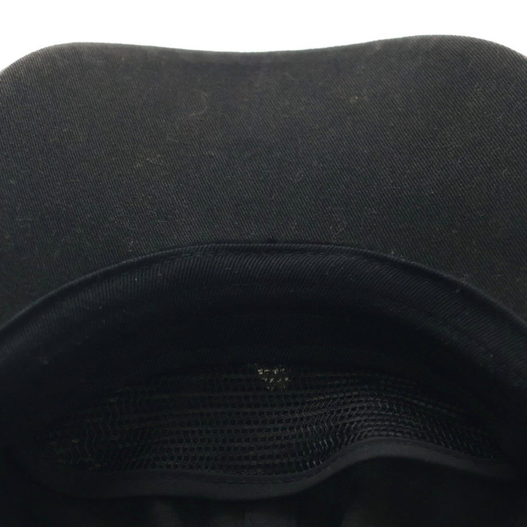 SUPREME(シュプリーム) 25AW Crest Mesh Back 6-Panel クレストメッシュバック 6パネルキャップ ブラック