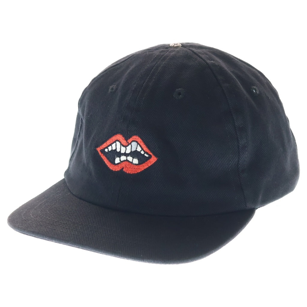 CHROME HEARTS(クロムハーツ) Chomper Patch Leather Belt Trucker Cap チョンパーパッチ レザーベルト トラッカーキャップ 帽子 ブラック