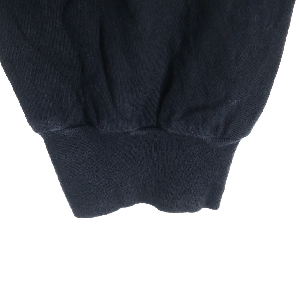 CHROME HEARTS(クロムハーツ) Neck Logo ネックロゴ アームロゴプリント クルーネック長袖Tシャツカットソー ブラック