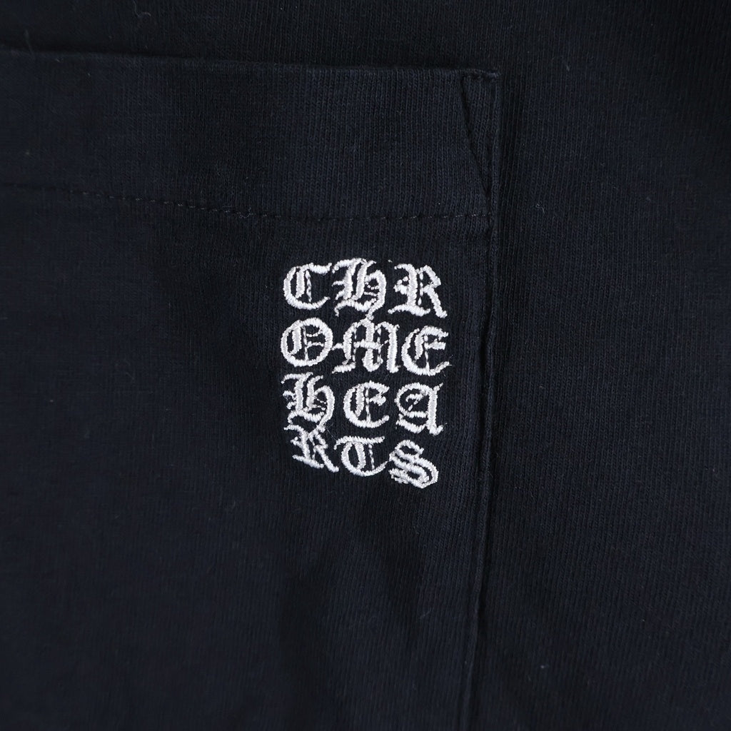CHROME HEARTS(クロムハーツ) GRP Y NOT LIGHT WORK TEE クルーネック半袖Tシャツカットソー ブラック