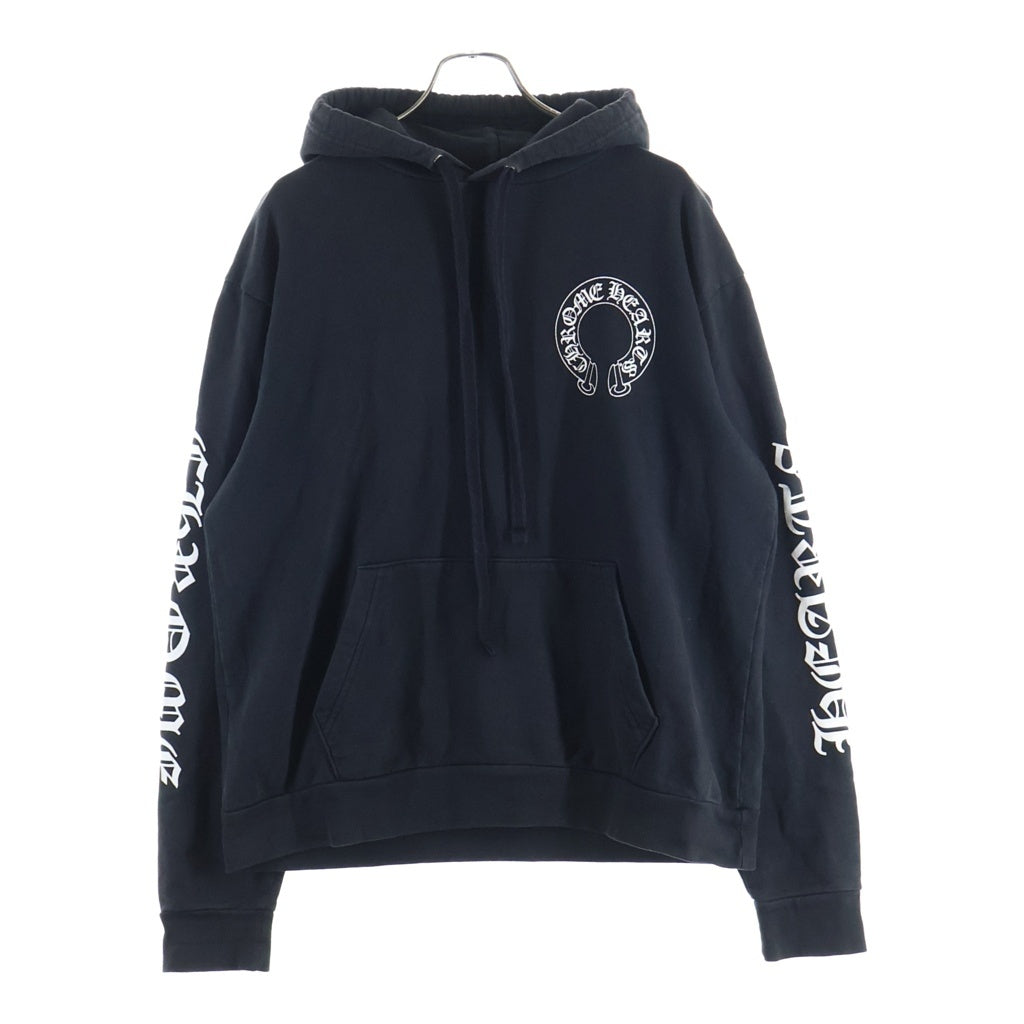 CHROME HEARTS(クロムハーツ) ×MATTY BOY Chomper Horseshoe Hoodie マッティボーイ チョンパー ホースシュー プルオーバースウェットパーカー ブラック