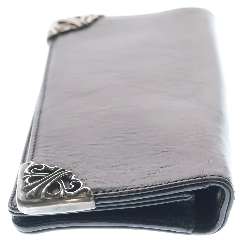 CHROME HEARTS(クロムハーツ) LNG SNGL FLD TIPS シングルフォールド レザーウォレット 財布 ブラック