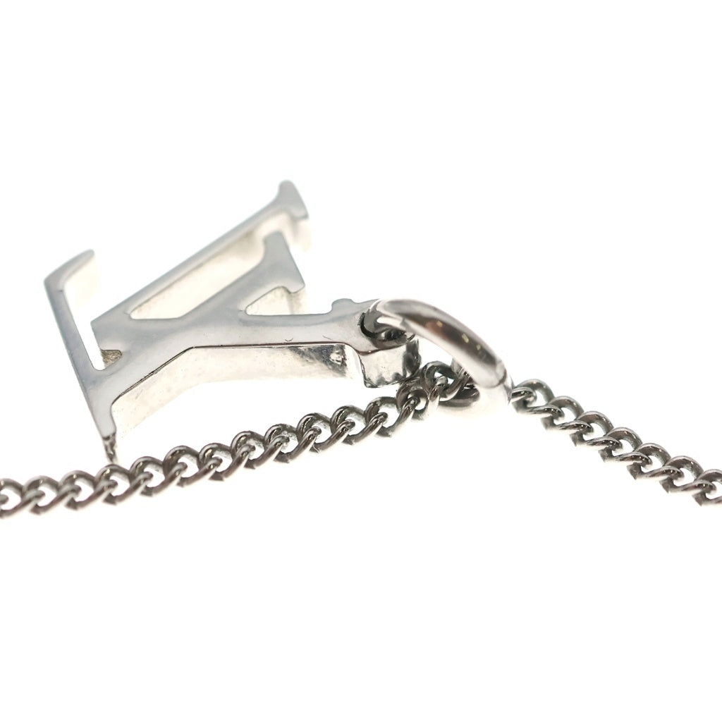 LOUIS VUITTON(ルイヴィトン) モノグラム リングネックレス ペンダント チェーン シルバー M62485