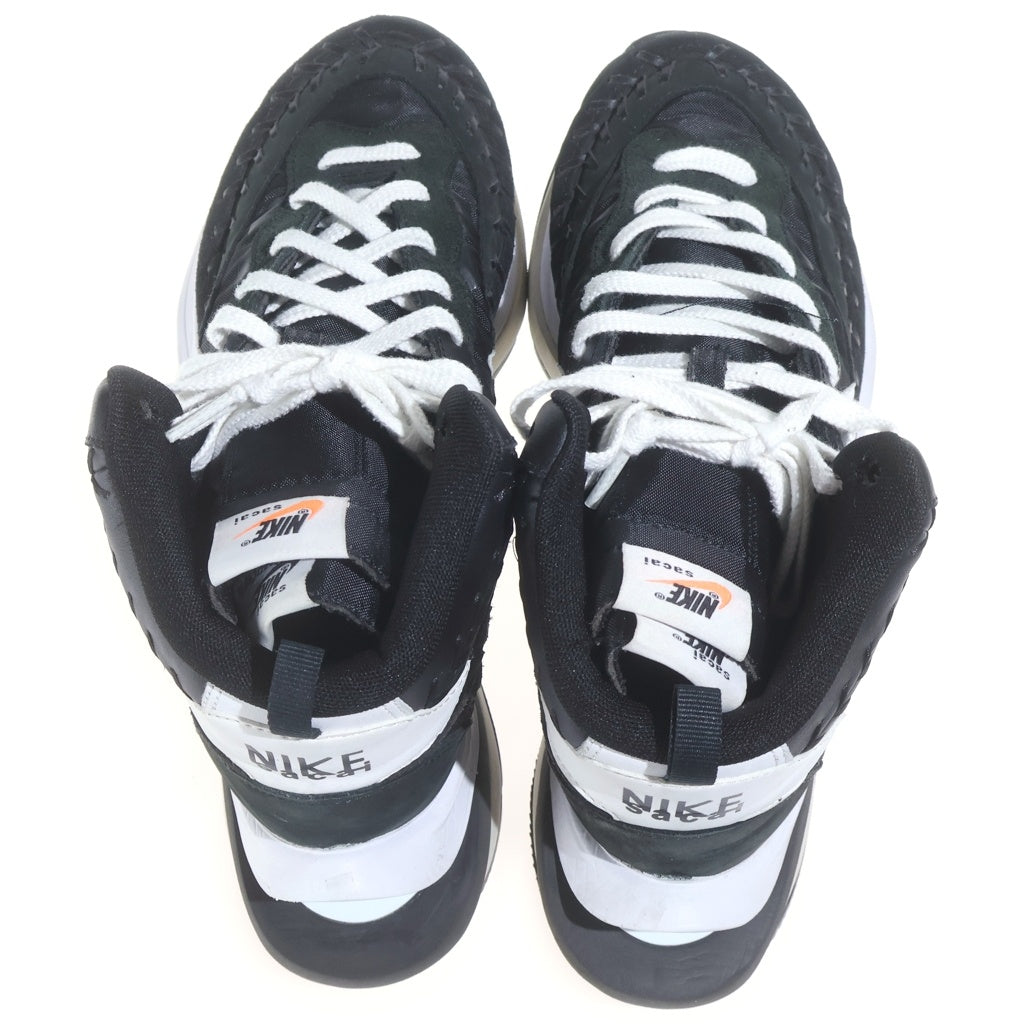 NIKE(ナイキ) ×Jean-Paul Gaultier ×sacai Vapor Waffle Black Black-White ジャンポール・ゴルチエ サカイ ヴェイパー ワッフル ハイカットスニーカー DH9186-001