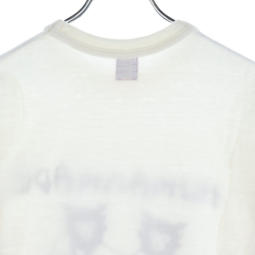 HUMAN MADE(ヒューマンメイド) KungFu T-Shirt フロントプリント クルーネック半袖Tシャツカットソー ホワイト HM11TE013