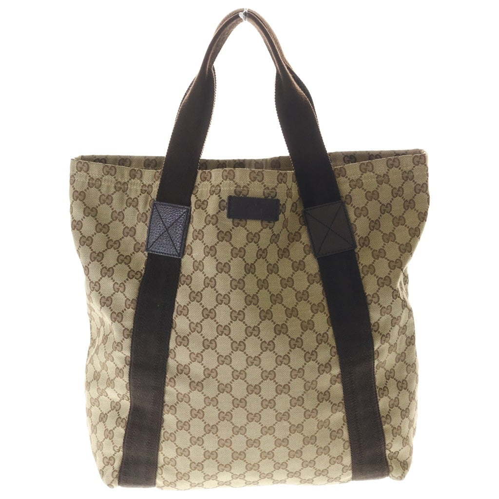 GUCCI(グッチ) GGキャンバス 総柄ハンドトートバッグ ブラウン 189669 レディース
