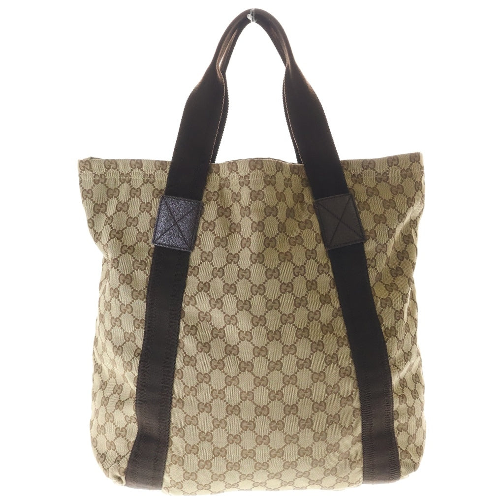 GUCCI(グッチ) GGキャンバス 総柄ハンドトートバッグ ブラウン 189669 レディース