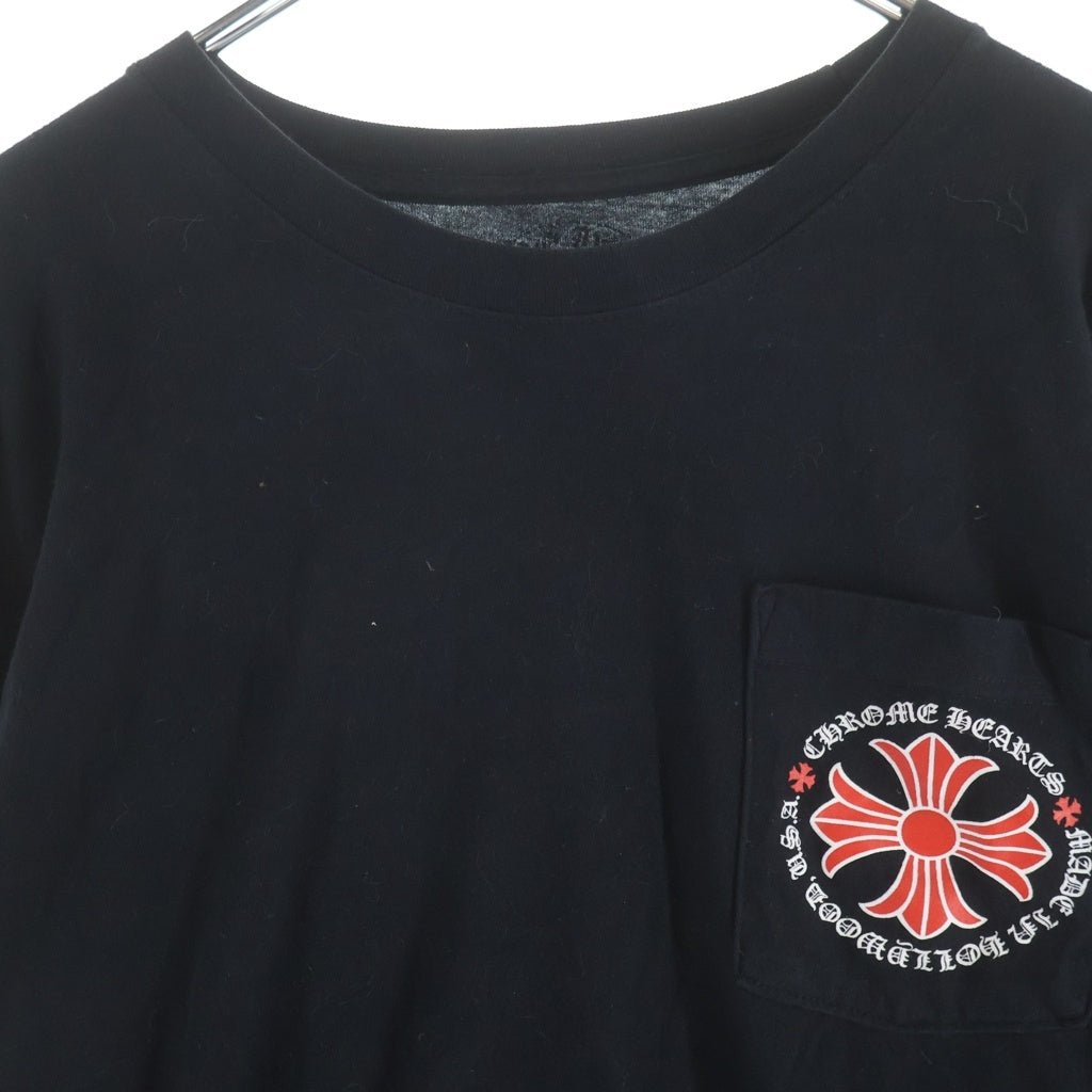 CHROME HEARTS(クロムハーツ) Made in Hollywood CHplus L/S Tee メイドインハリウッド 両面CHプラスプリント クルーネック長袖Tシャツカットソー ブラック -
