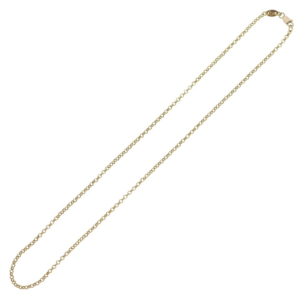 CHROME HEARTS(クロムハーツ) 22K NECKCHAIN R16 ロールチェーンネックレス 16inch ゴールド