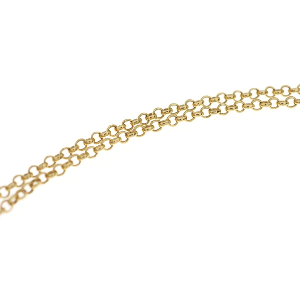 CHROME HEARTS(クロムハーツ) 22K NECKCHAIN R16 ロールチェーンネックレス 16inch ゴールド