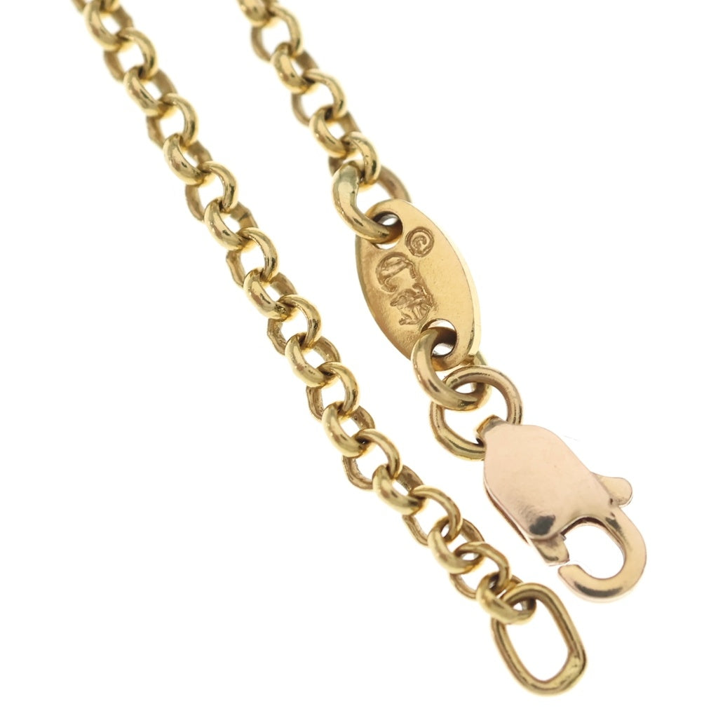 CHROME HEARTS(クロムハーツ) 22K NECKCHAIN R16 ロールチェーンネックレス 16inch ゴールド
