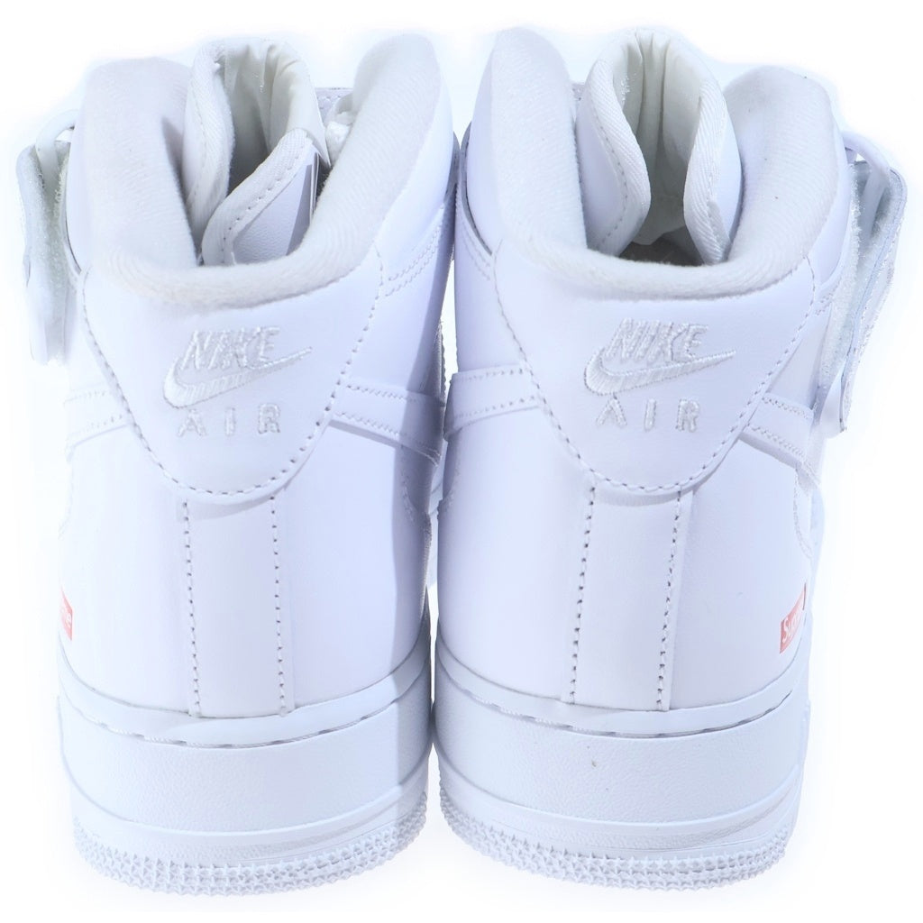NIKE(ナイキ) ×Supreme Air Force 1 Mid シュプリーム エアフォース1 ミッドカットスニーカー ホワイト US9.5/27.5cm FZ8784-100