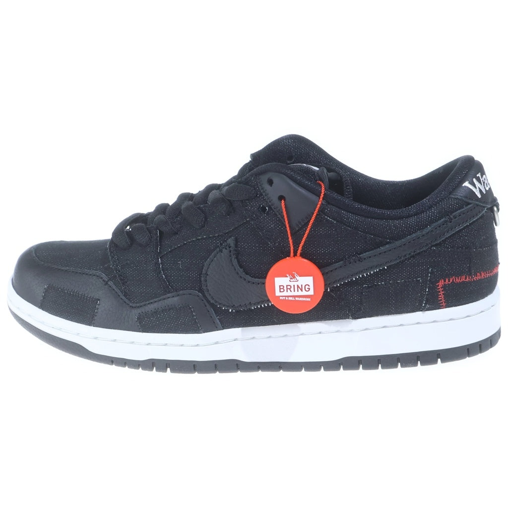 NIKE SB(ナイキエスビー) ×Wasted Youth Dunk Low Black Denim VERDY ウェイステッドユース ダンク ブラックデニム ヴェルディ ローカットスニーカー US9.5/27.5cm DD8386-001