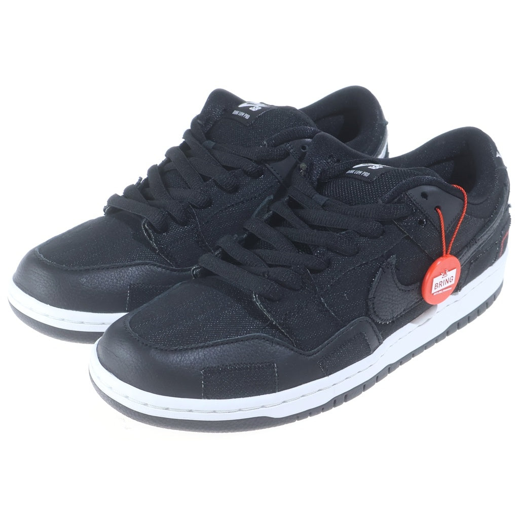 NIKE SB(ナイキエスビー) ×Wasted Youth Dunk Low Black Denim VERDY ウェイステッドユース ダンク ブラックデニム ヴェルディ ローカットスニーカー US9.5/27.5cm DD8386-001