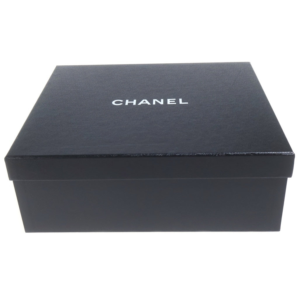 CHANEL(シャネル) ココマーク レザー フラットチェーンサンダル レディース ブラック/シルバー G33800