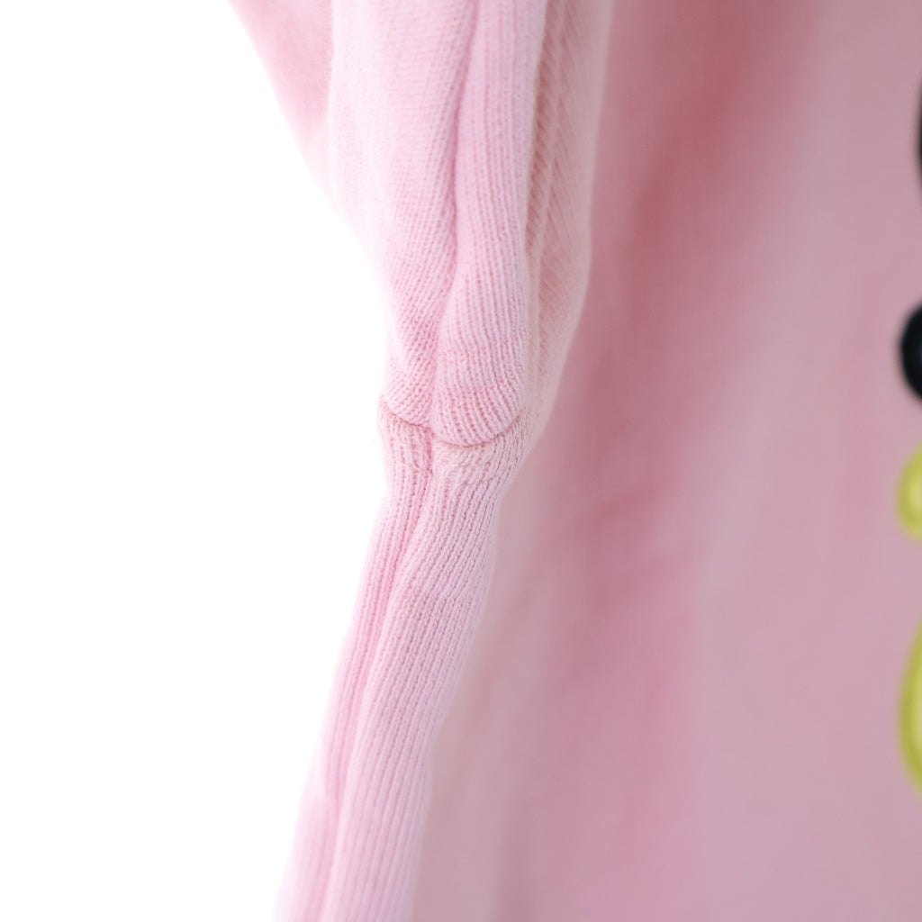 LOEWE(ロエベ) ANAGRAM SWEAT フロントアナグラムロゴ刺繍 クルーネック長袖スウェットトレーナー ピンク H6109900CR