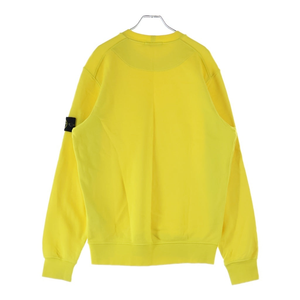 STONE ISLAND(ストーンアイランド) 袖ロゴワッペン クルーネックスウェットトレーナー イエロー 101563051