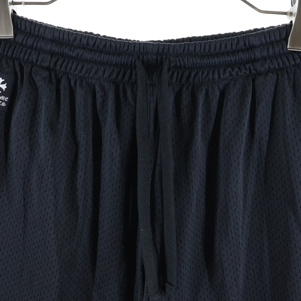 CHROME HEARTS(クロムハーツ) MESH WARM UP JERSEY CHプリントメッシュハーフパンツ ブラック