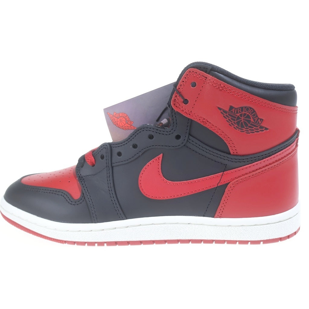 NIKE(ナイキ) Air Jordan 1 High Bred (2025) エアジョーダン1 85 ブレッド ハイカットスニーカー ブラック/レッド US9.5/27.5cm HV6674-067