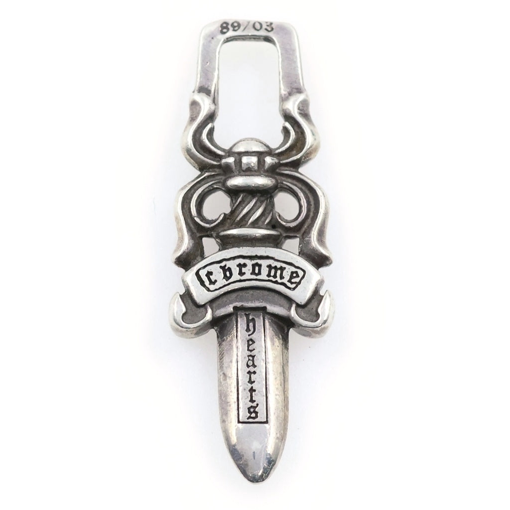 CHROME HEARTS(クロムハーツ) #5 DAGGER ZIP1 ダガージップ シルバーネックレストップ シルバー