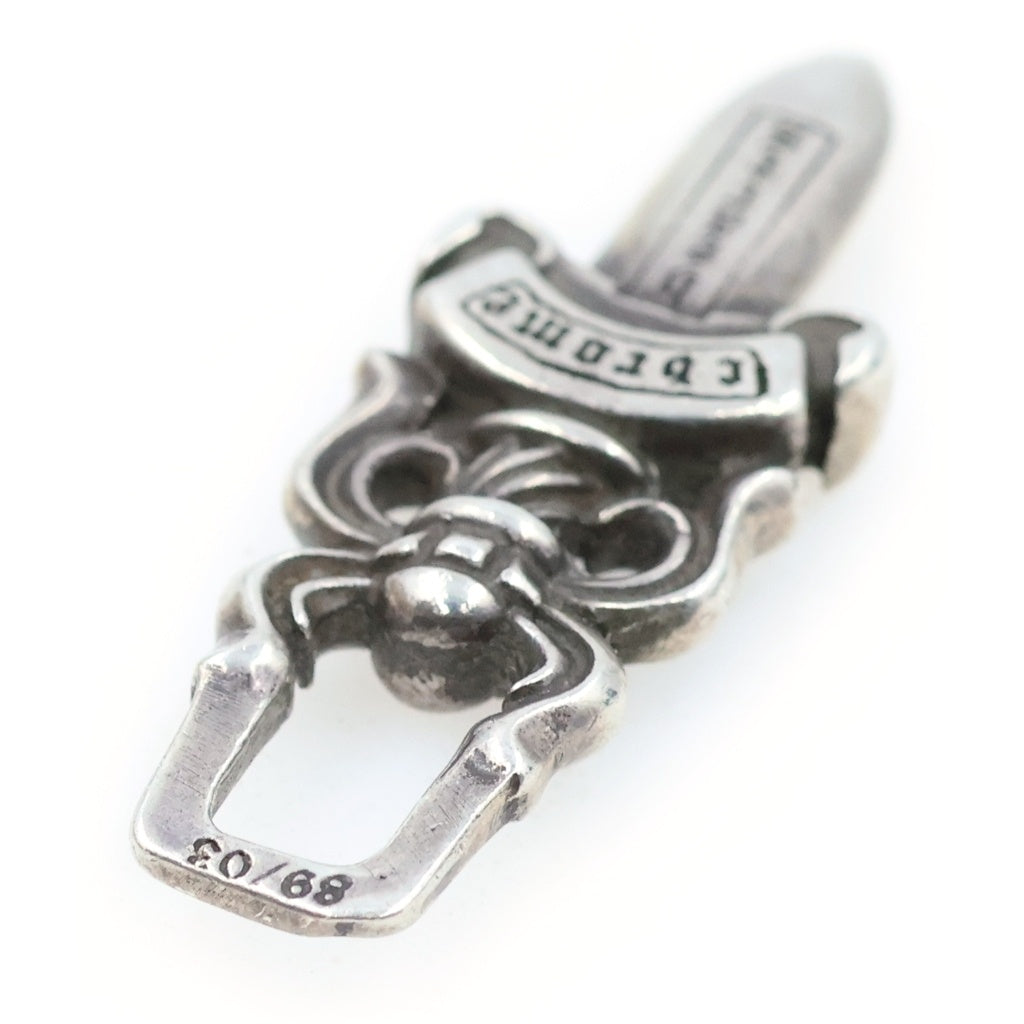 CHROME HEARTS(クロムハーツ) #5 DAGGER ZIP1 ダガージップ シルバーネックレストップ シルバー