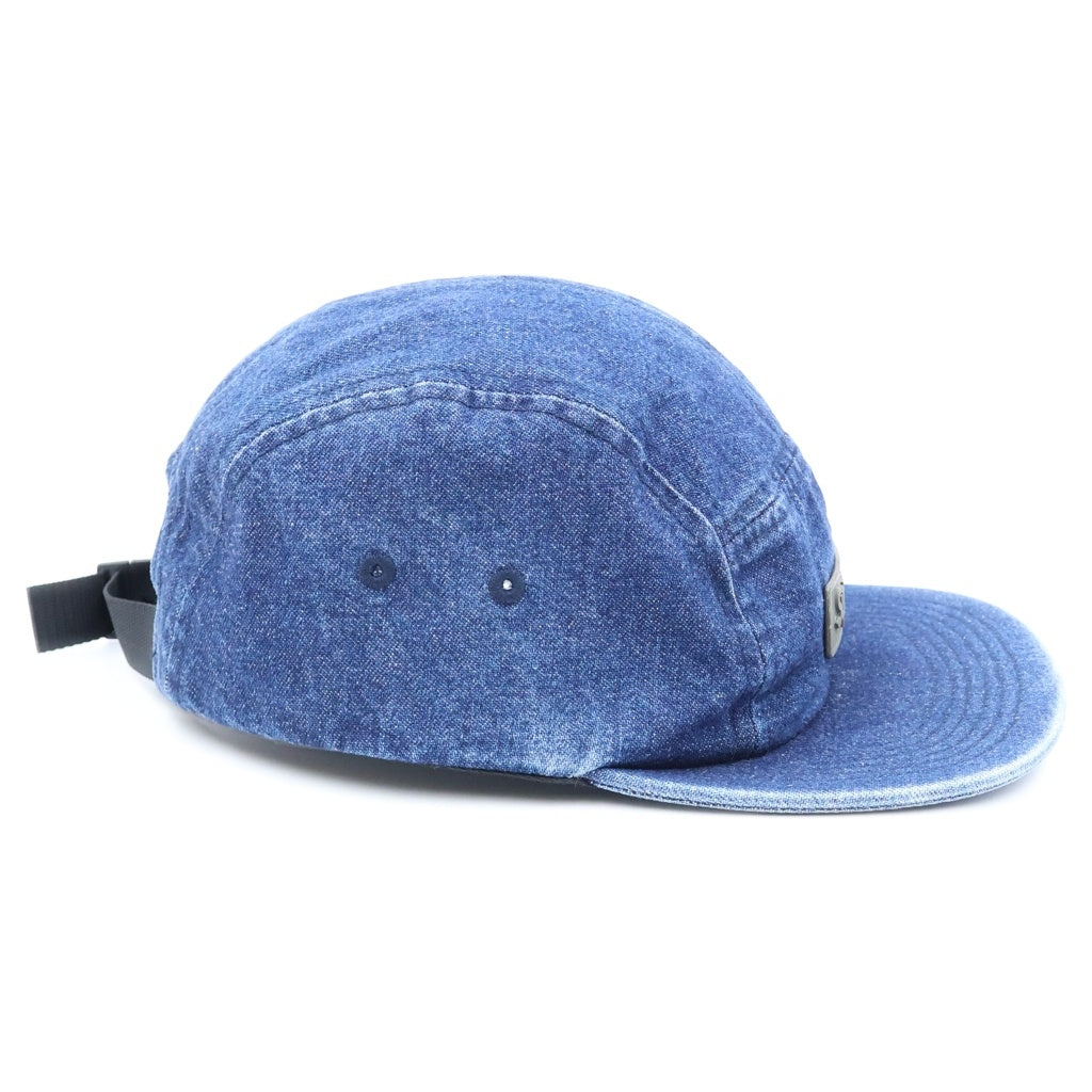SUPREME(シュプリーム) 18SS Metal Plate Camp Cap メタルプレート ボックスロゴ デニムキャンプキャップ インディゴ