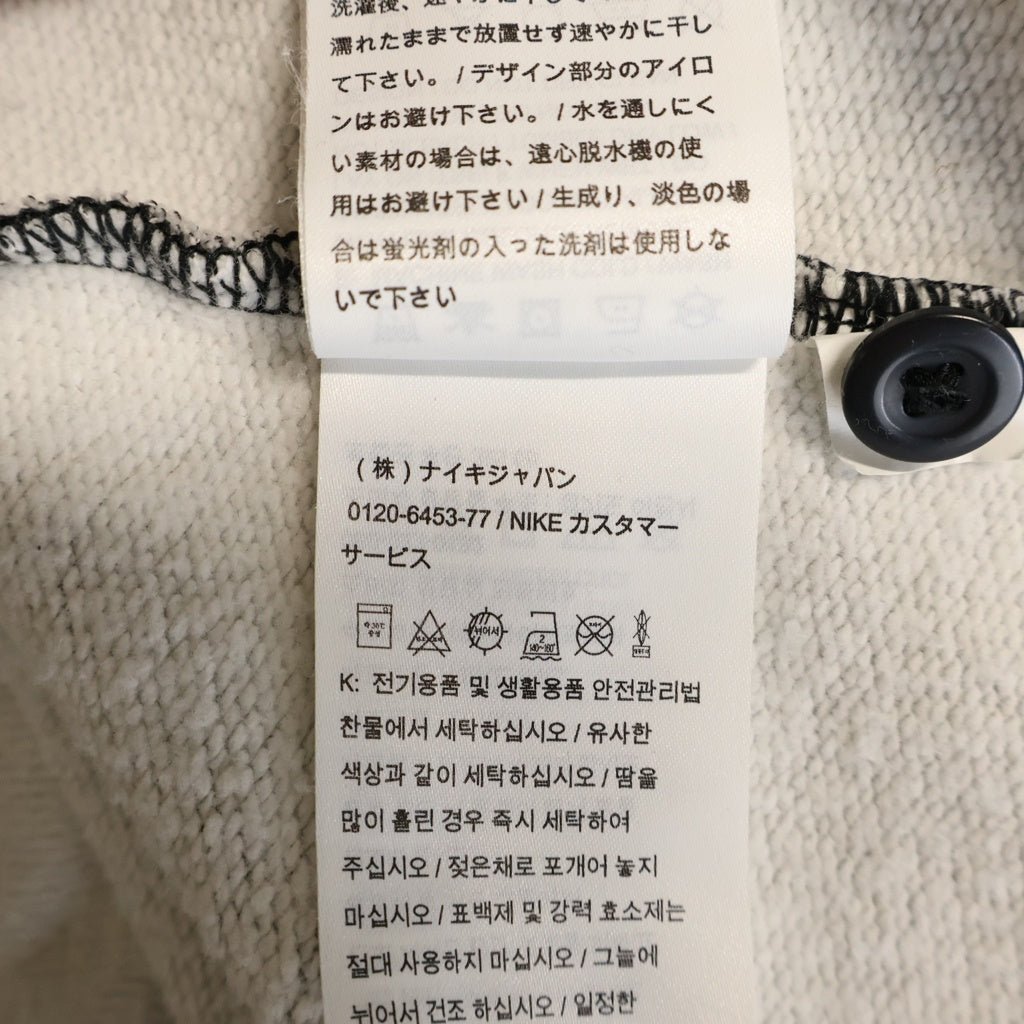 SUPREME(シュプリーム) 18AW ×NIKE Plaid Hooded Sweatshirt ×ナイキ ロゴ刺繍 チェック柄 フーデッドボタンダウンスウェットシャツ ブラック/ホワイト