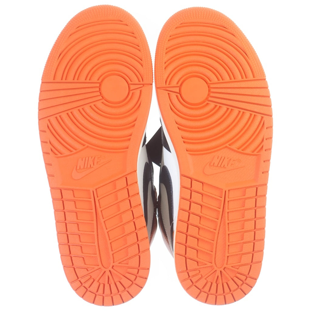 NIKE(ナイキ) Air Jordan 1 Retro High Shattered Backboard エアジョーダン1 レトロ ハイ OG シャッタードバックボード ハイカットスニーカー US9/27cm オレンジ DZ5485-008