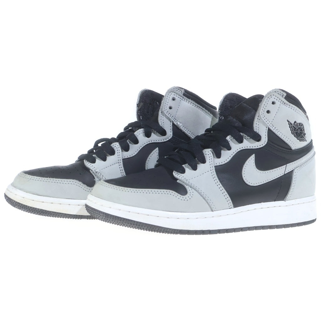 NIKE(ナイキ) Air Jordan 1 High Shadow エアジョーダン1 ハイ OG シャドウ 2.0 ハイカットスニーカー US5Y/23.5cm グレー 575441-035 レディース