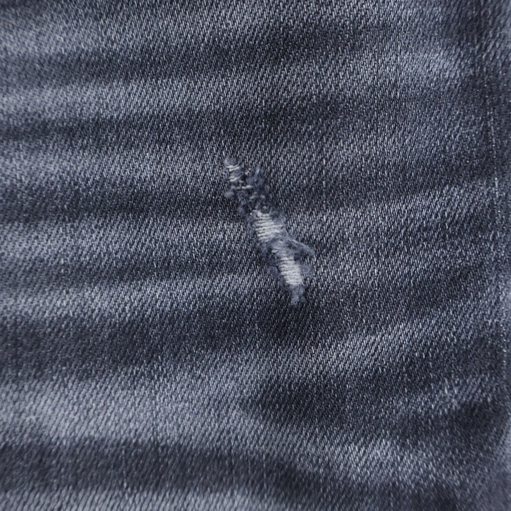 AMIRI(アミリ) ダメージ加工 ストレッチスキニーデニムパンツ ウォッシュブラック SRAW23MDS001SMRDSI0