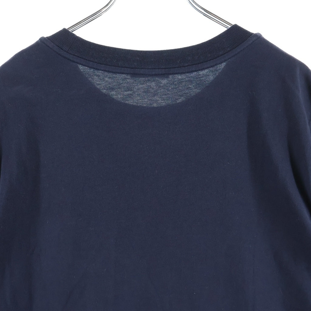 MONCLER(モンクレール) フロントロゴワッペン クルーネック半袖Tシャツカットソー ネイビー I20918C00004 8390T