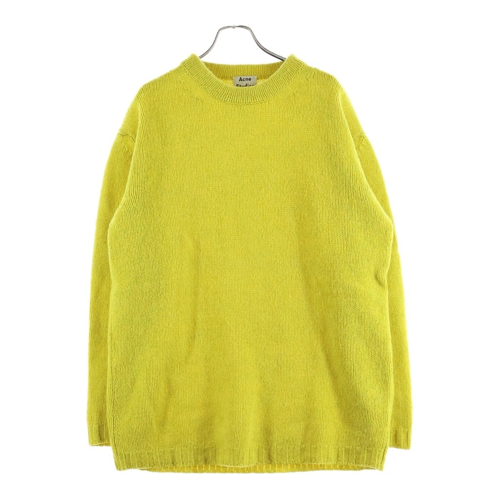 Acne Studios(アクネ ストゥディオズ) 長袖ウールニットトレーナー イエロー JAN PAW15