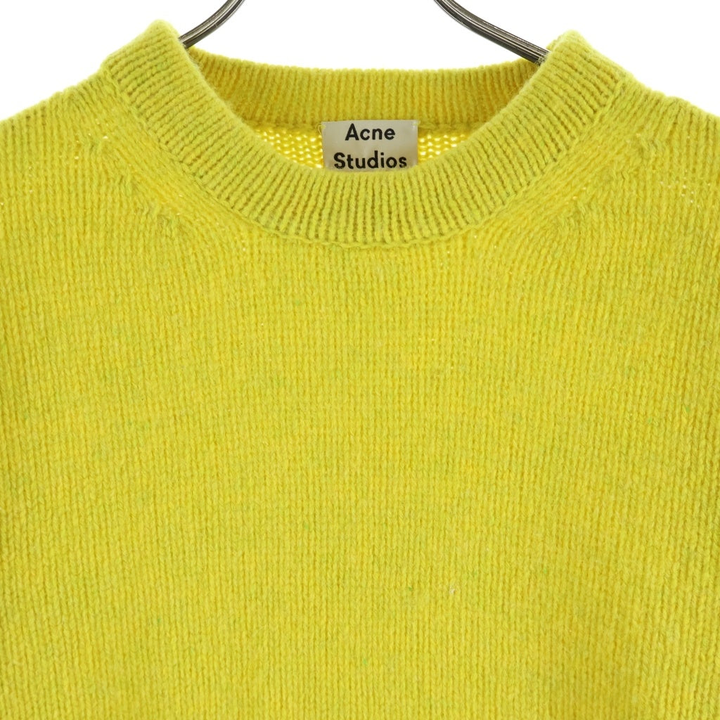 Acne Studios(アクネ ストゥディオズ) 長袖ウールニットトレーナー イエロー JAN PAW15