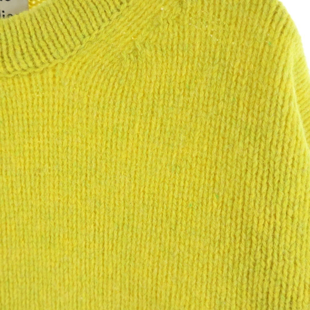 Acne Studios(アクネ ストゥディオズ) 長袖ウールニットトレーナー イエロー JAN PAW15