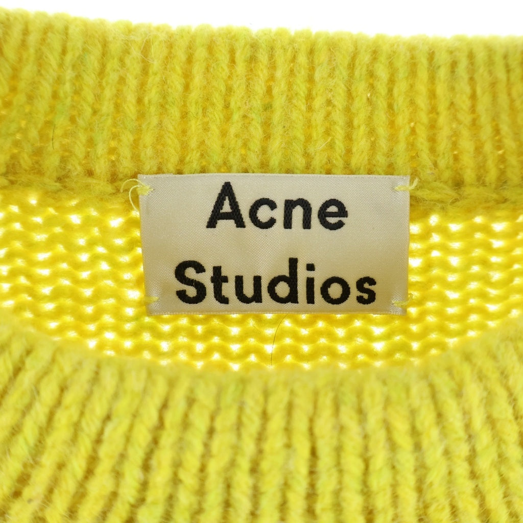 Acne Studios(アクネ ストゥディオズ) 長袖ウールニットトレーナー イエロー JAN PAW15