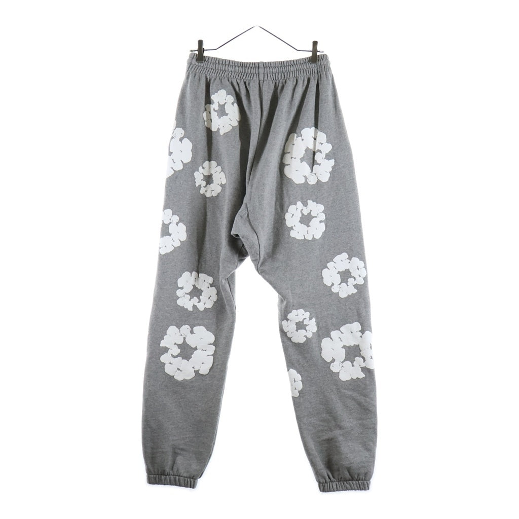 DENIM TEARS(デニムティアーズ) The Cotton Wreath Sweat Pants コットンリース 長袖スウェットパンツ グレー ‐