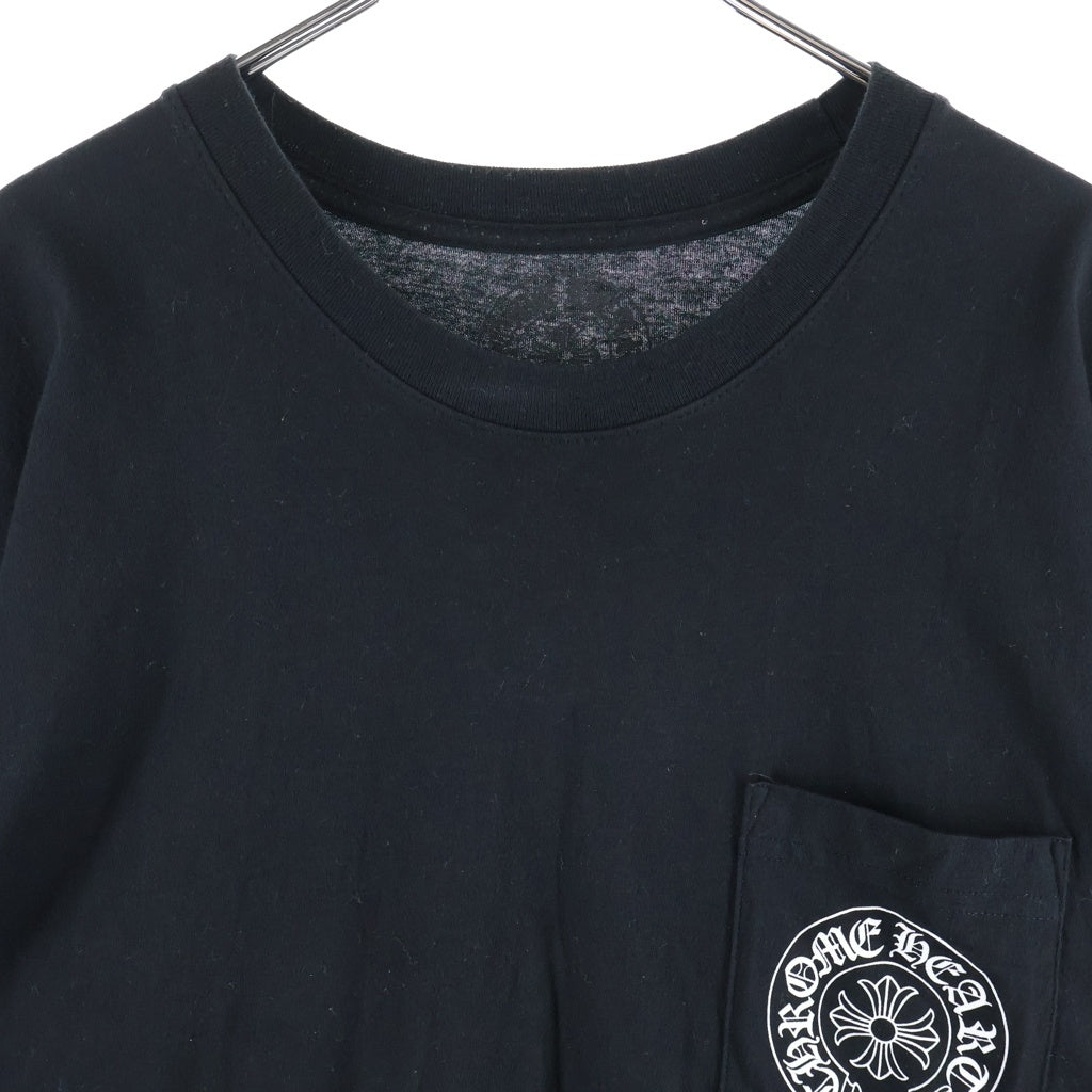 CHROME HEARTS(クロムハーツ) Honolulu Limited Horseshoe Tee ホノルル限定 ホースシュープリント クルーネック半袖Tシャツカットソー ブラック